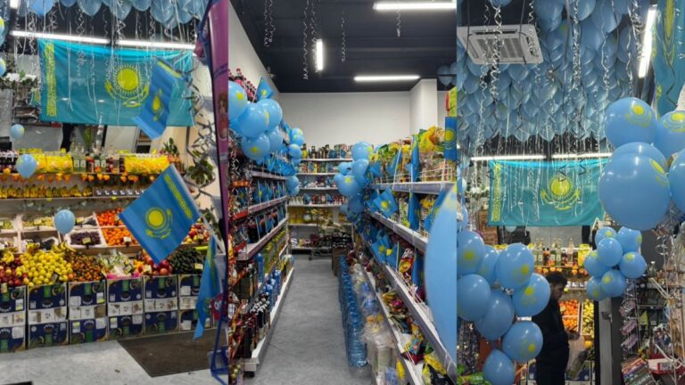 Астанада Тәуелсіздік күніне орай ерекше безендірілген дүкен жұртты тәнті етті